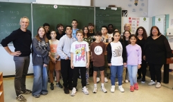 Bürgermeister Norbert Seidl besucht Deutschklassen der Puchheimer Mittelschule