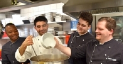 Drei, die mit Leidenschaft kochen